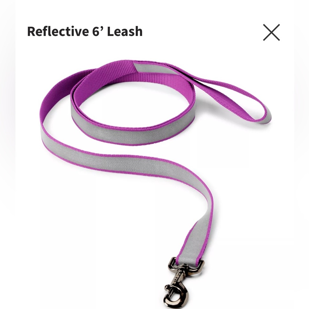 Orvis reflective 6 foot leash, NWOT
